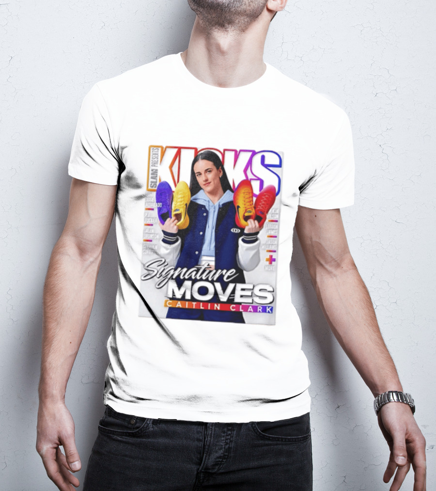 SLAM Presents Kicks Signature Moves Caitlin Clark T-Shirt