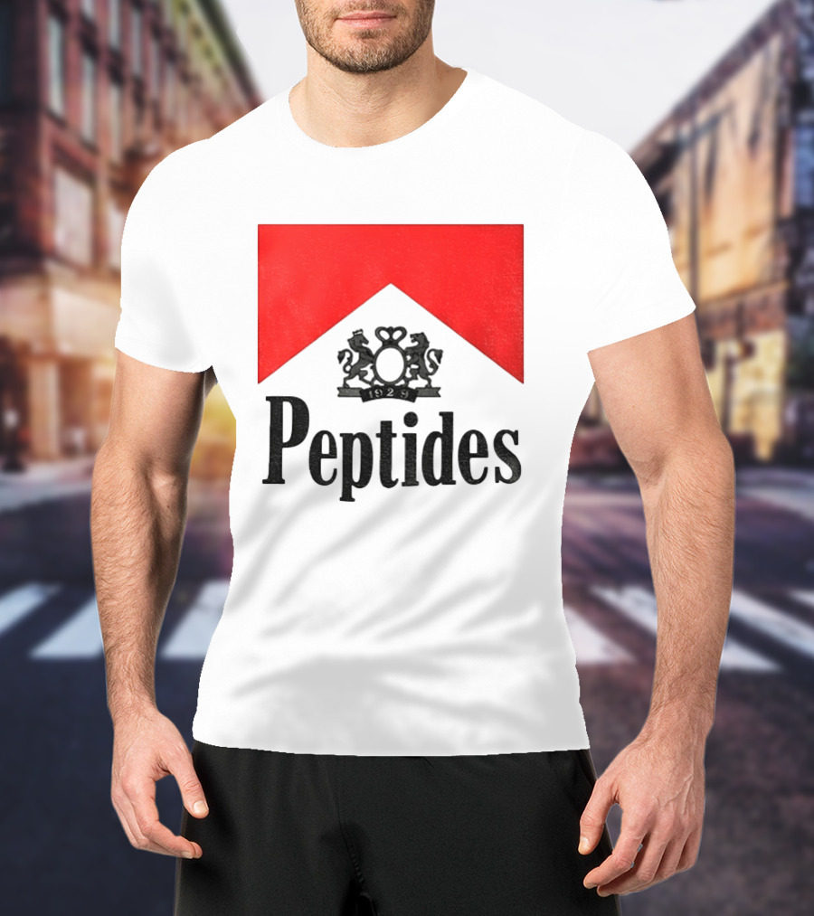 Peptides 1929 Red Marlboro T-Shirt