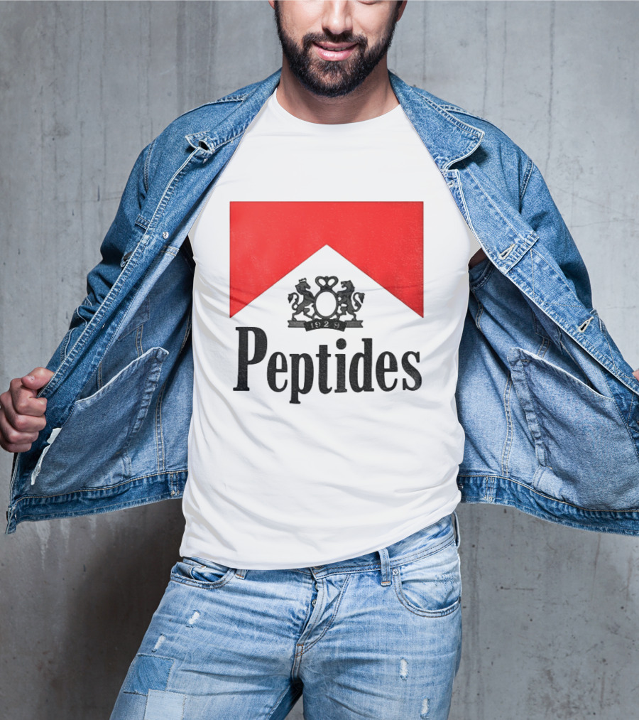Peptides 1929 Red Marlboro T-Shirt