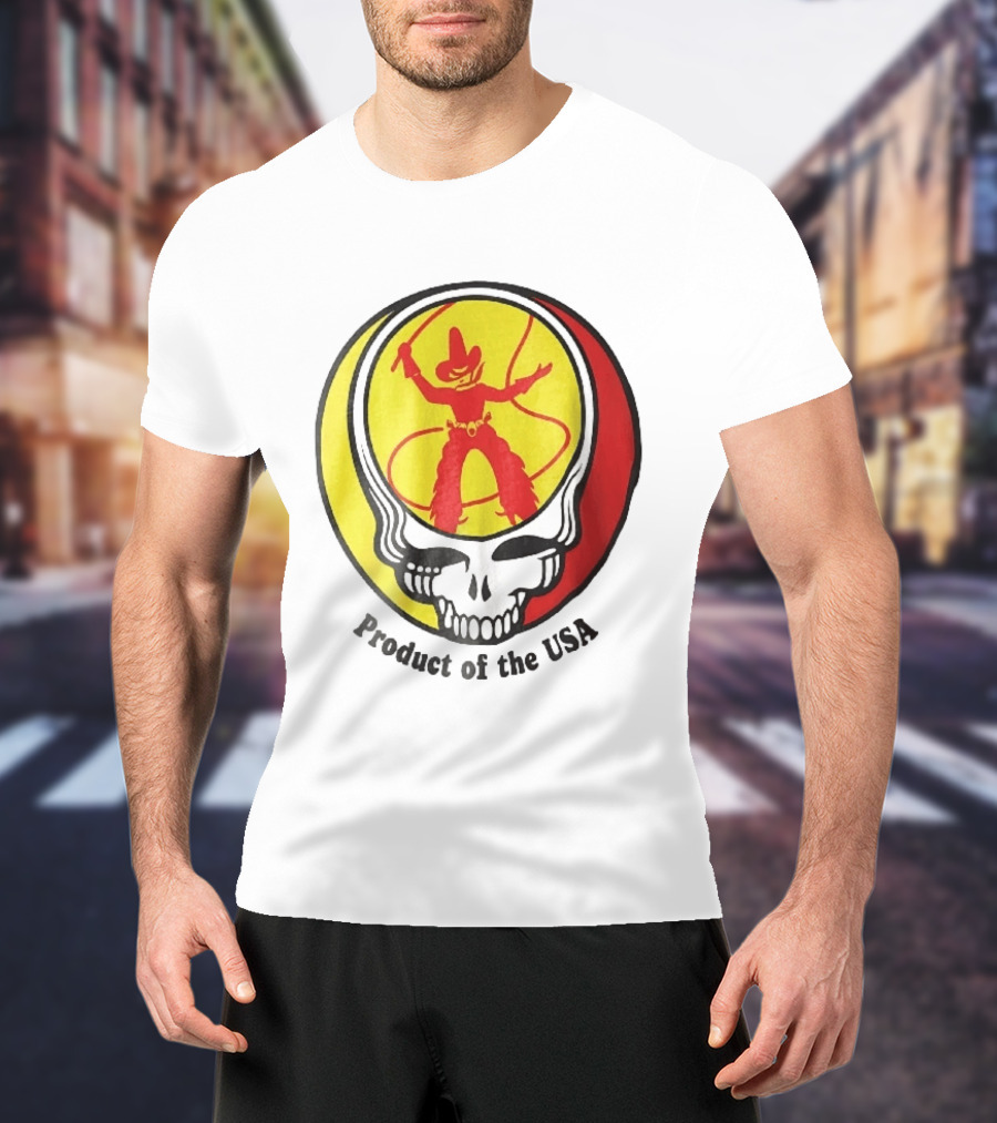 Grateful Dead Steal Your Face Cowboy Product Of The USA T-Shirt