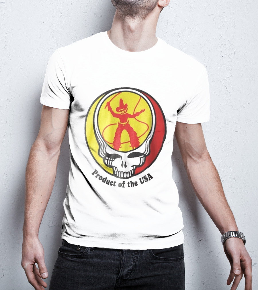 Grateful Dead Steal Your Face Cowboy Product Of The USA T-Shirt