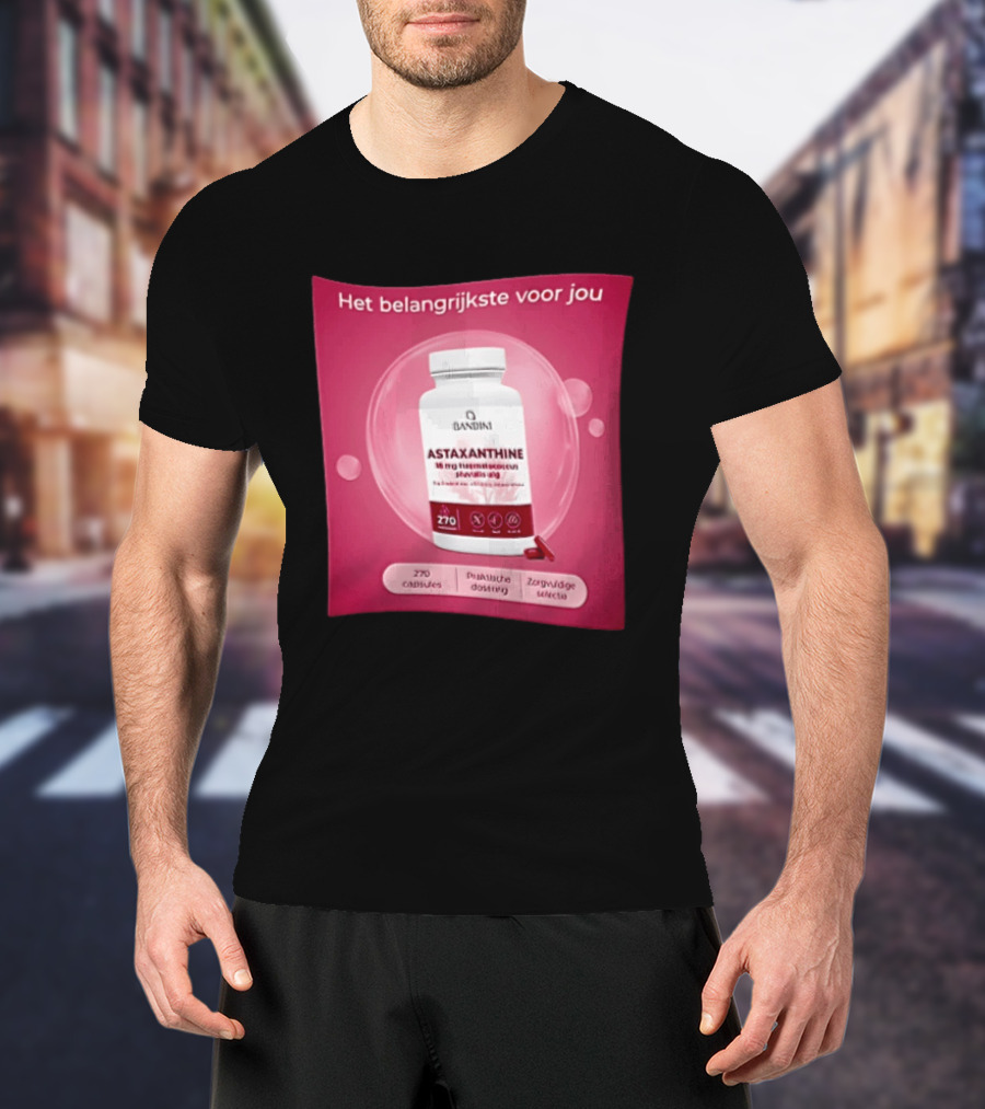Het Belangrijkste Voor Jou Astaxanthine 18 Mg Haematococcus Pluvialis Alg 270 Capsules Zorghoede Selectie T-Shirt