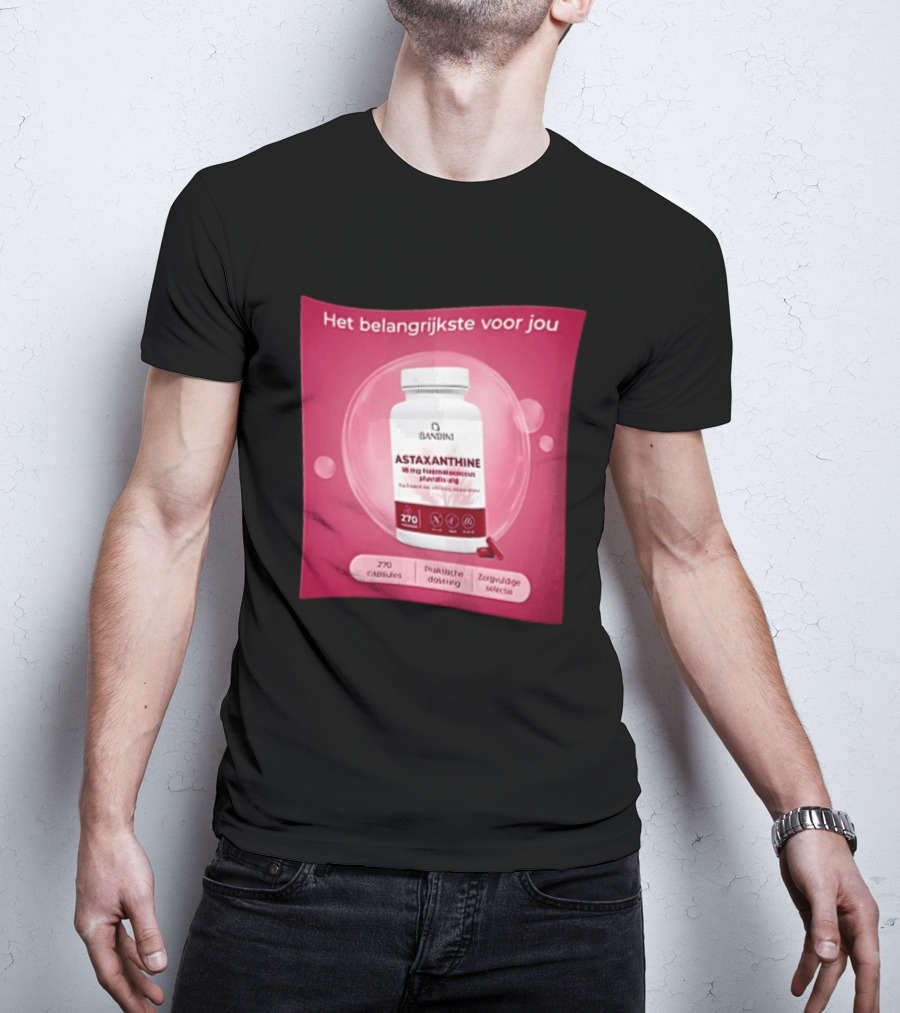 Het Belangrijkste Voor Jou Astaxanthine 18 Mg Haematococcus Pluvialis Alg 270 Capsules Zorghoede Selectie T-Shirt