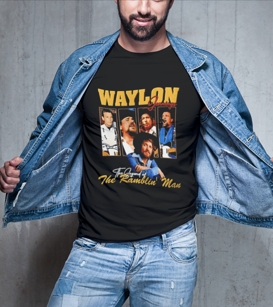 Waylon Jennings The Ramblin' Man T-Shirt