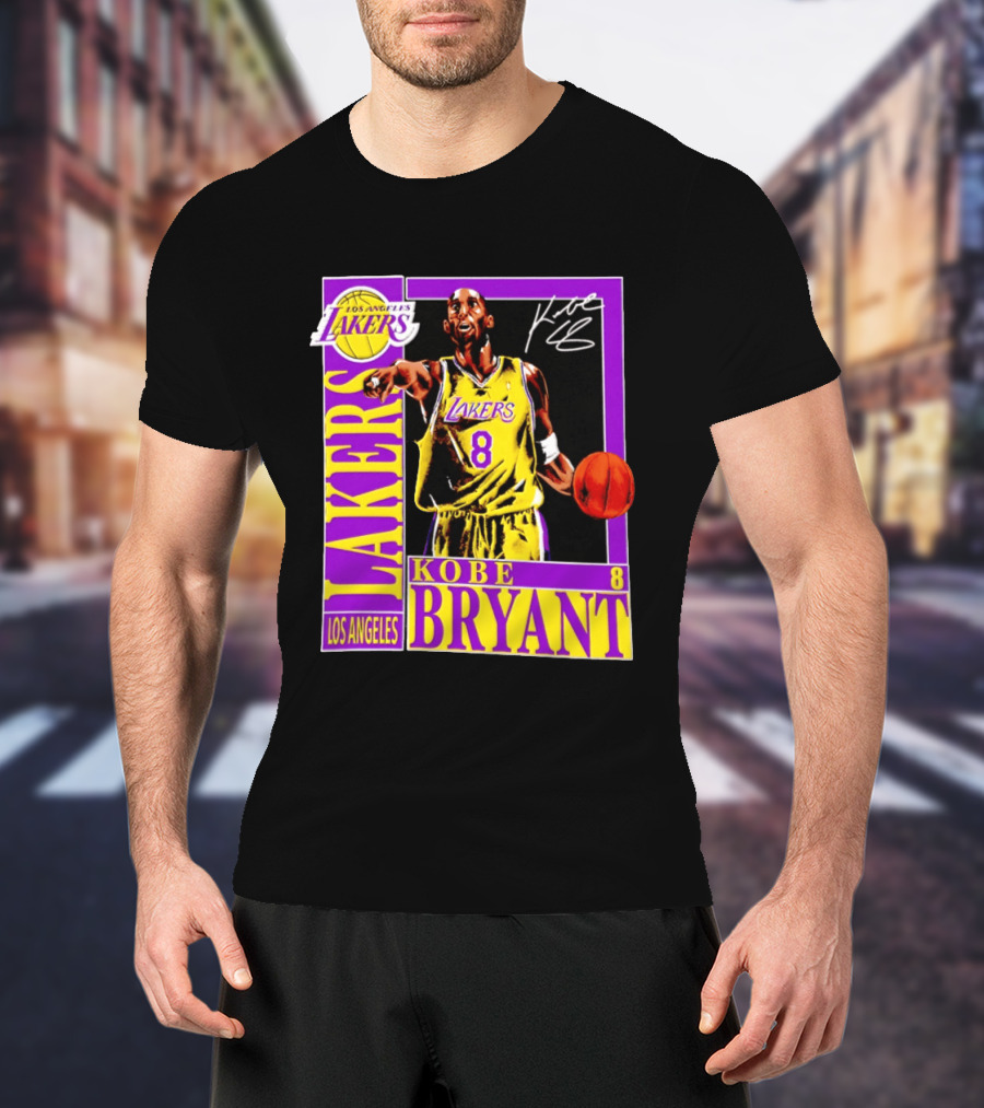 Los Angeles Lakers Kobe Bryant 8 NBA Basketball Legend T-Shirt