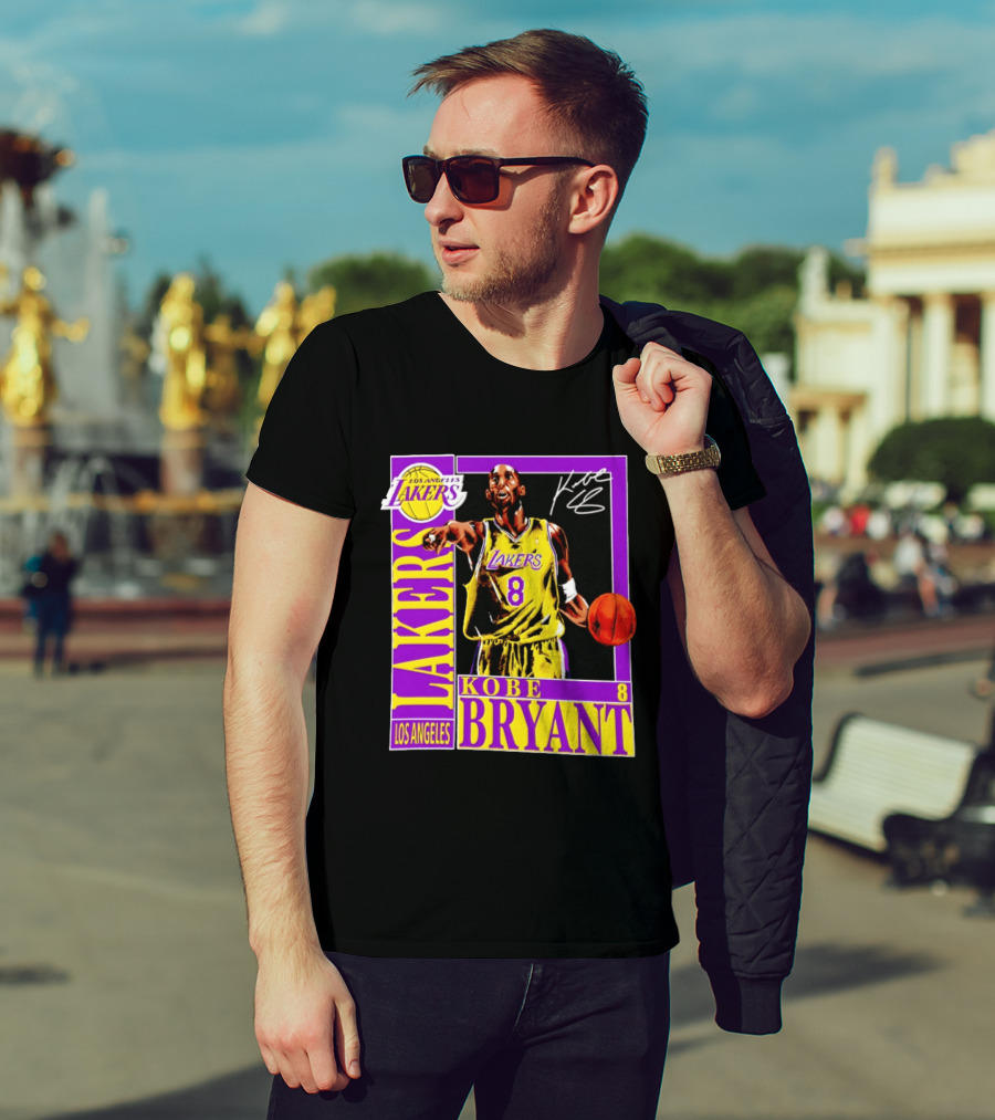 Los Angeles Lakers Kobe Bryant 8 NBA Basketball Legend T-Shirt