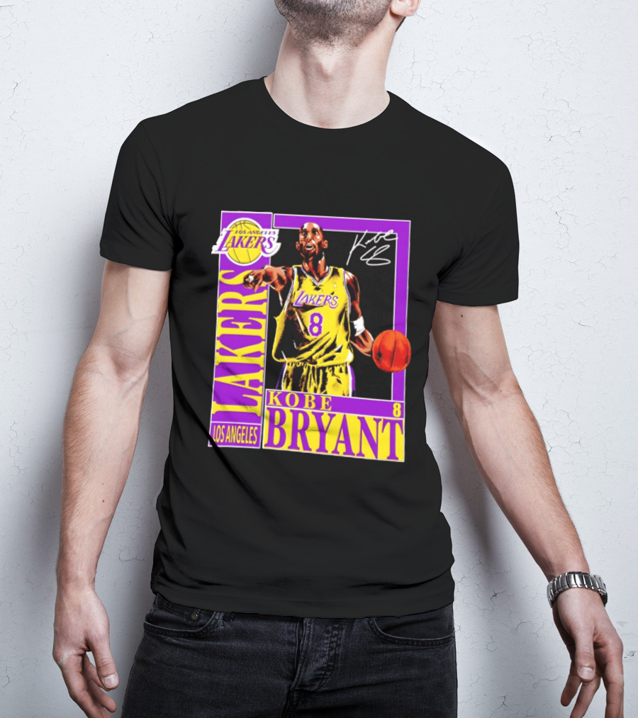 Los Angeles Lakers Kobe Bryant 8 NBA Basketball Legend T-Shirt