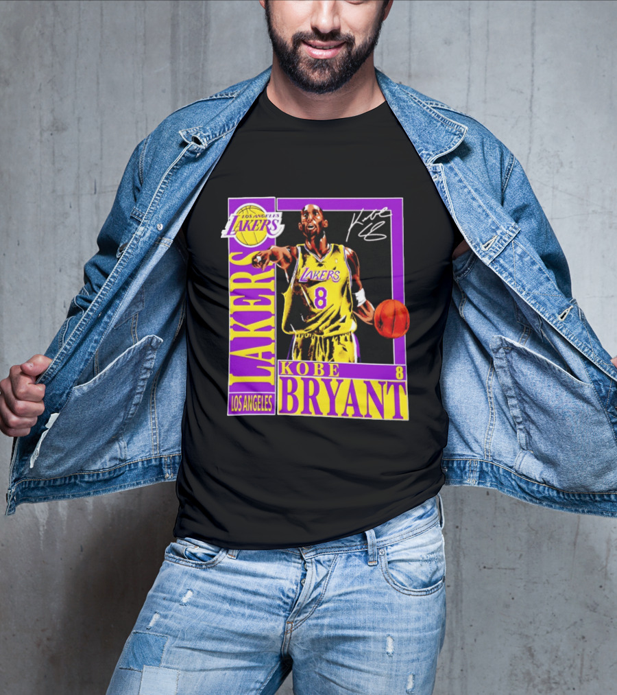 Los Angeles Lakers Kobe Bryant 8 NBA Basketball Legend T-Shirt