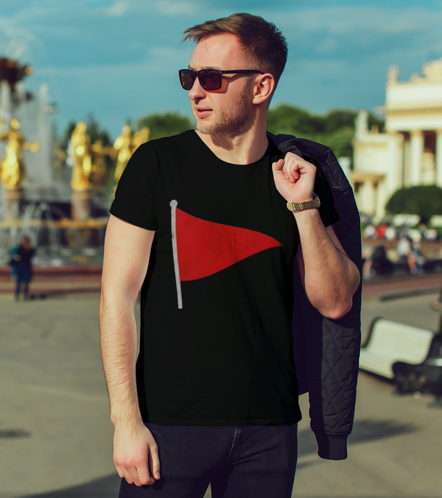 Red Flag Symbol Warning Alert Recognition T-Shirt