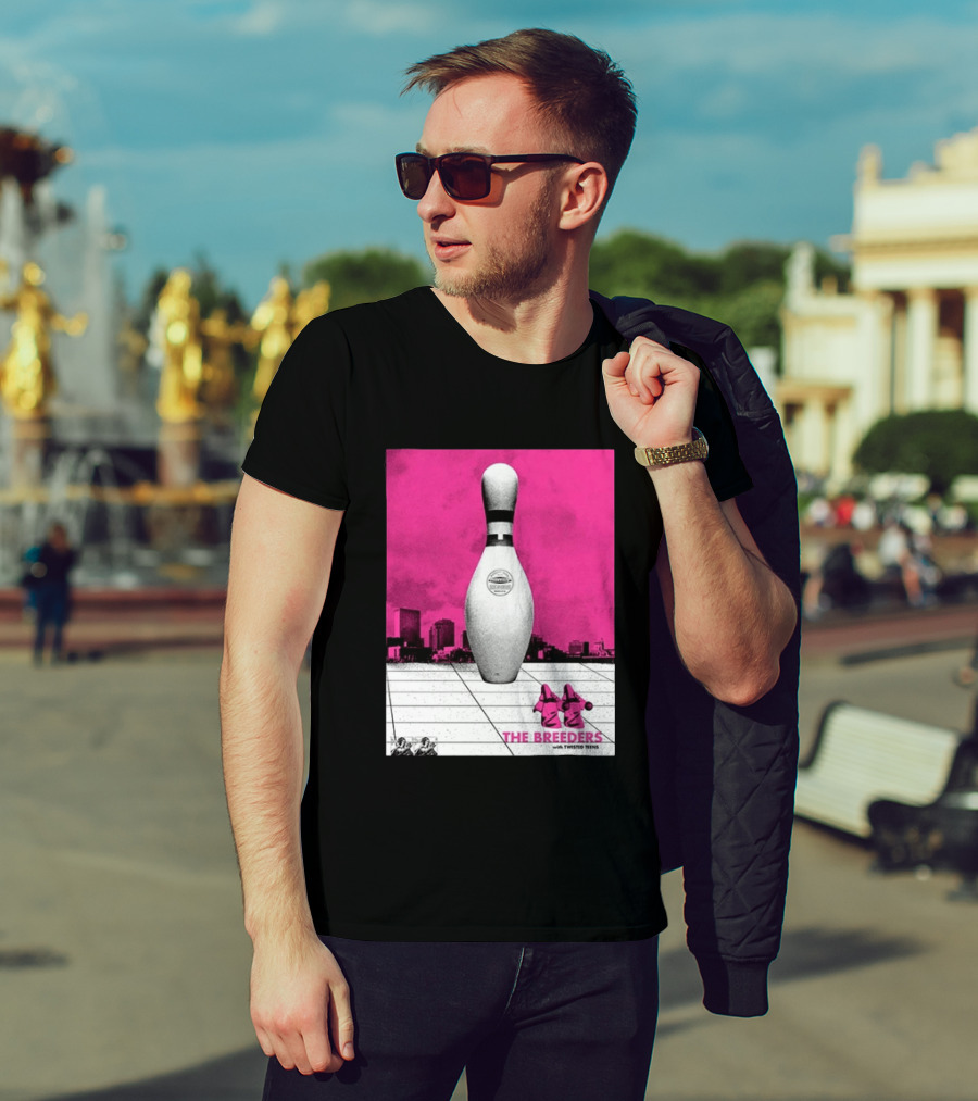 The Breeders With Twisted Teins Hollywood Palladium Los Angeles CA August 24 2026 Bowling Pin T-Shirt