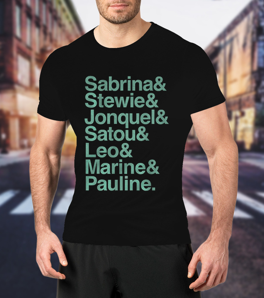 Sabrina Stewie Jonquel Satou Leo Marine Pauline New York Women's Basketball 2026 WNBA T-Shirt