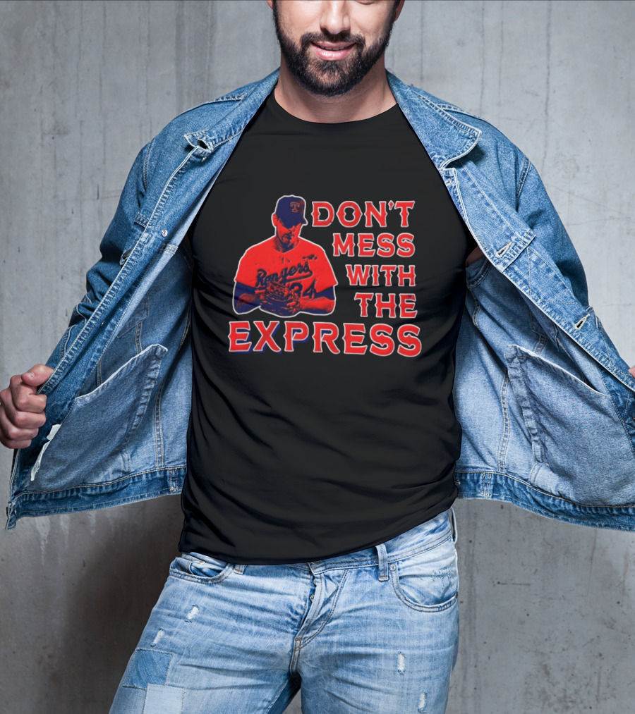 Nolan Ryan Texas Rangers Don't Mess With The Express Baseball Legend T-Shirt