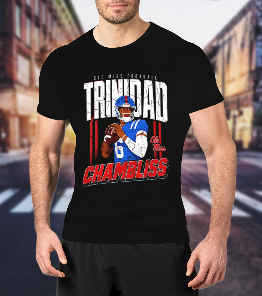 Ole Miss Football Trinidad Chambliss Rebels Player T-Shirt