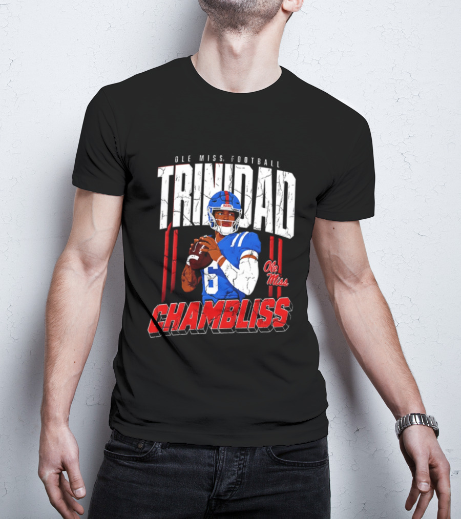 Ole Miss Football Trinidad Chambliss Rebels Player T-Shirt