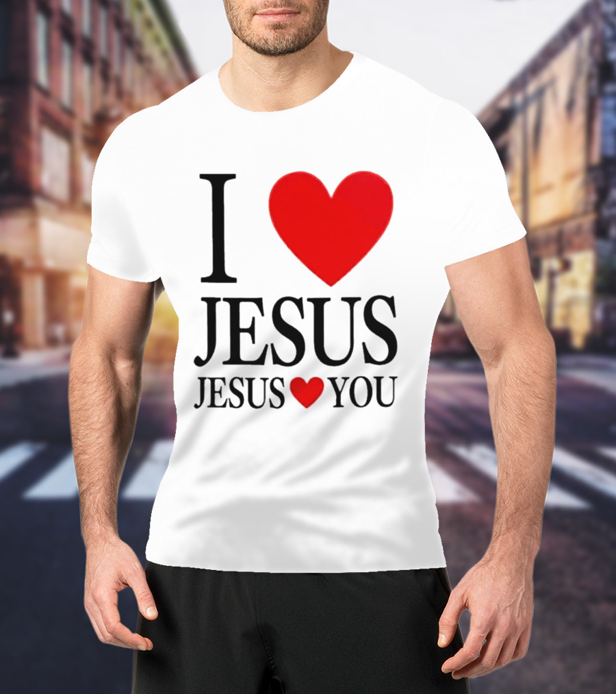 Cameron Dicker I Love Jesus Jesus Love You T-Shirt