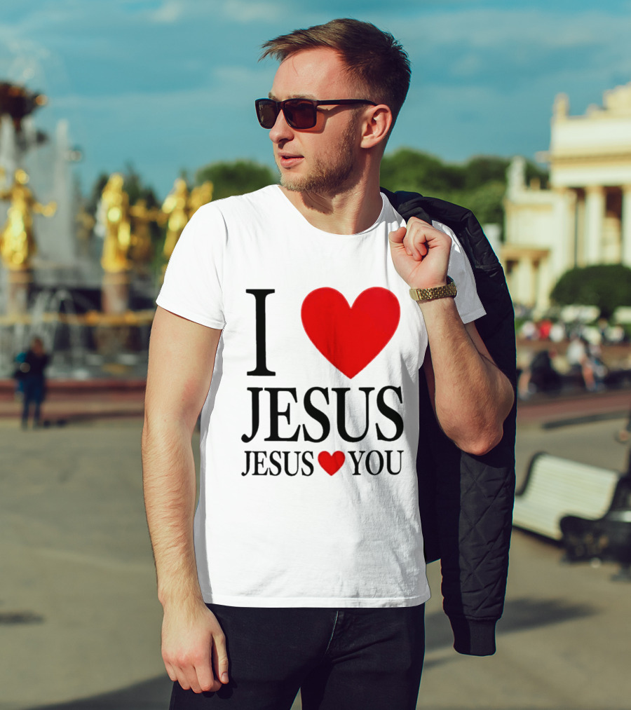 Cameron Dicker I Love Jesus Jesus Love You T-Shirt