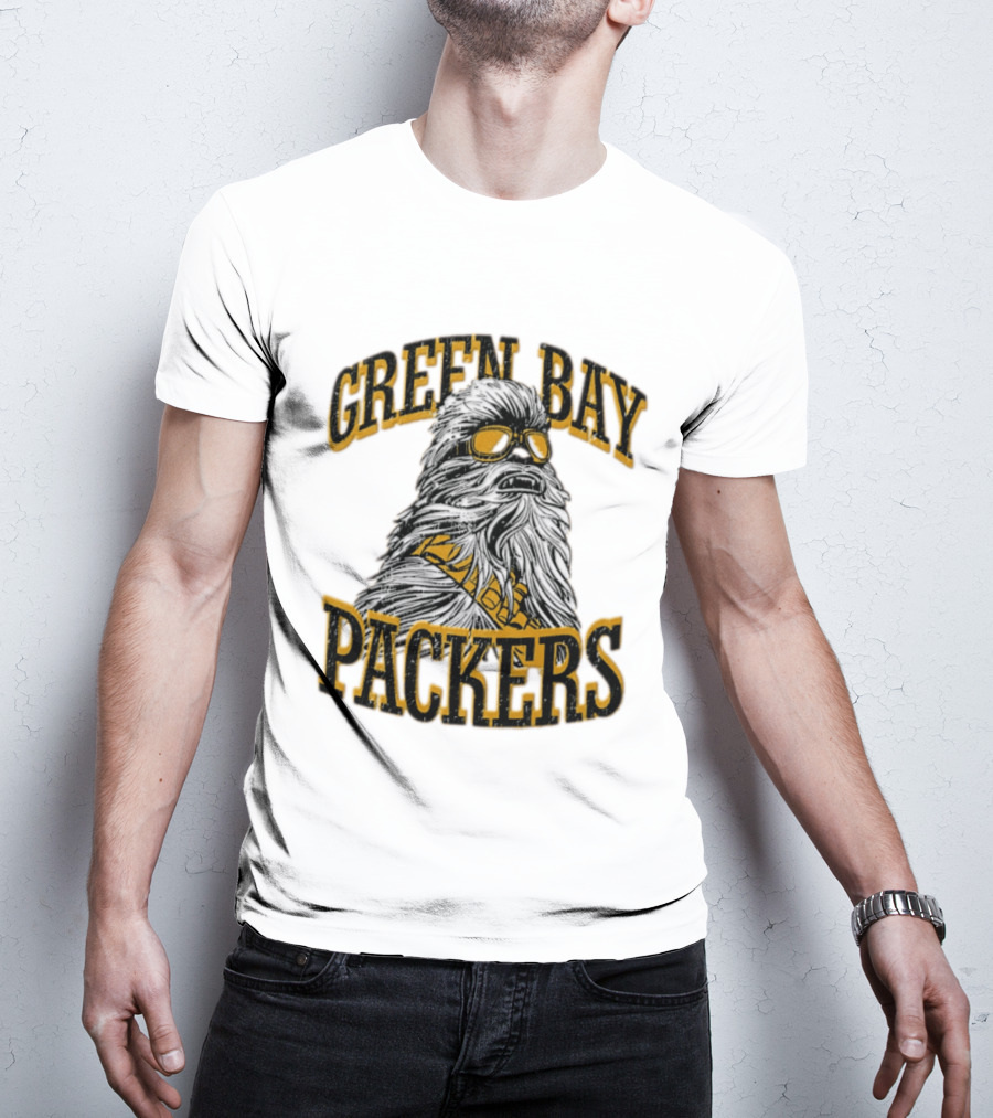 Green Bay Packers Chewbacca 2026 Disney Collaboration T-Shirt