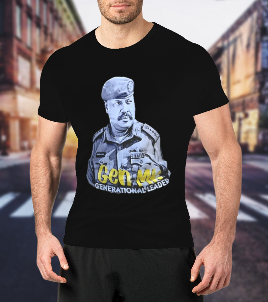 Gen MK Generational Leader Military Officer Beret Uniform T-Shirt