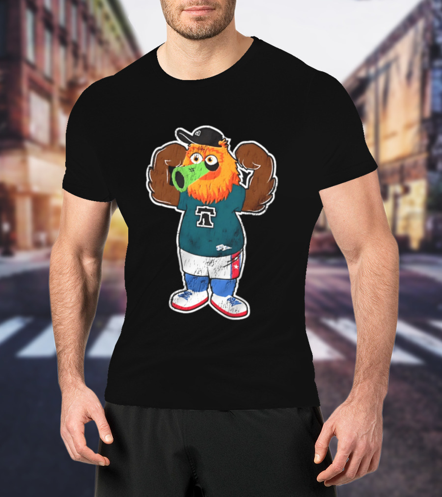 Philadelphia Flyers Gritty Liberty Bell Basketball T-Shirt