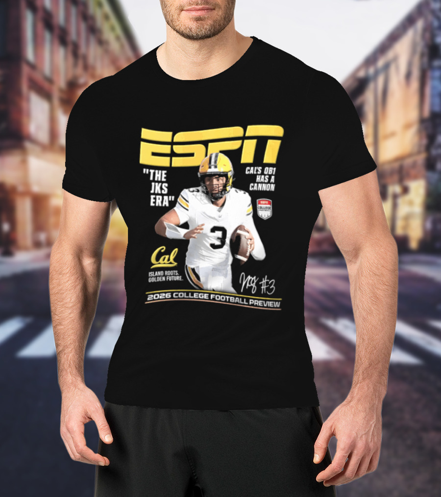ESPN The Magazine Jaron Keawe Sagapolutele 2026 Cal Bears College Football Preview T-Shirt