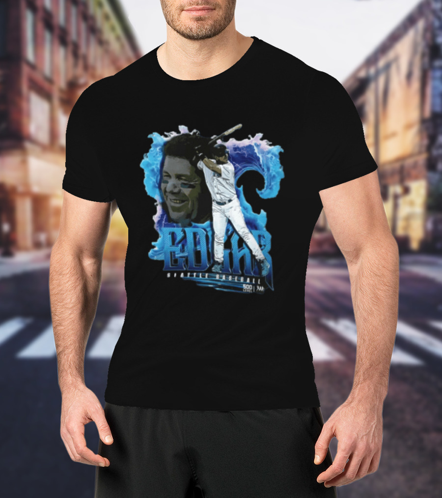 Seattle Baseball Edgar 500 Level Wave T-Shirt