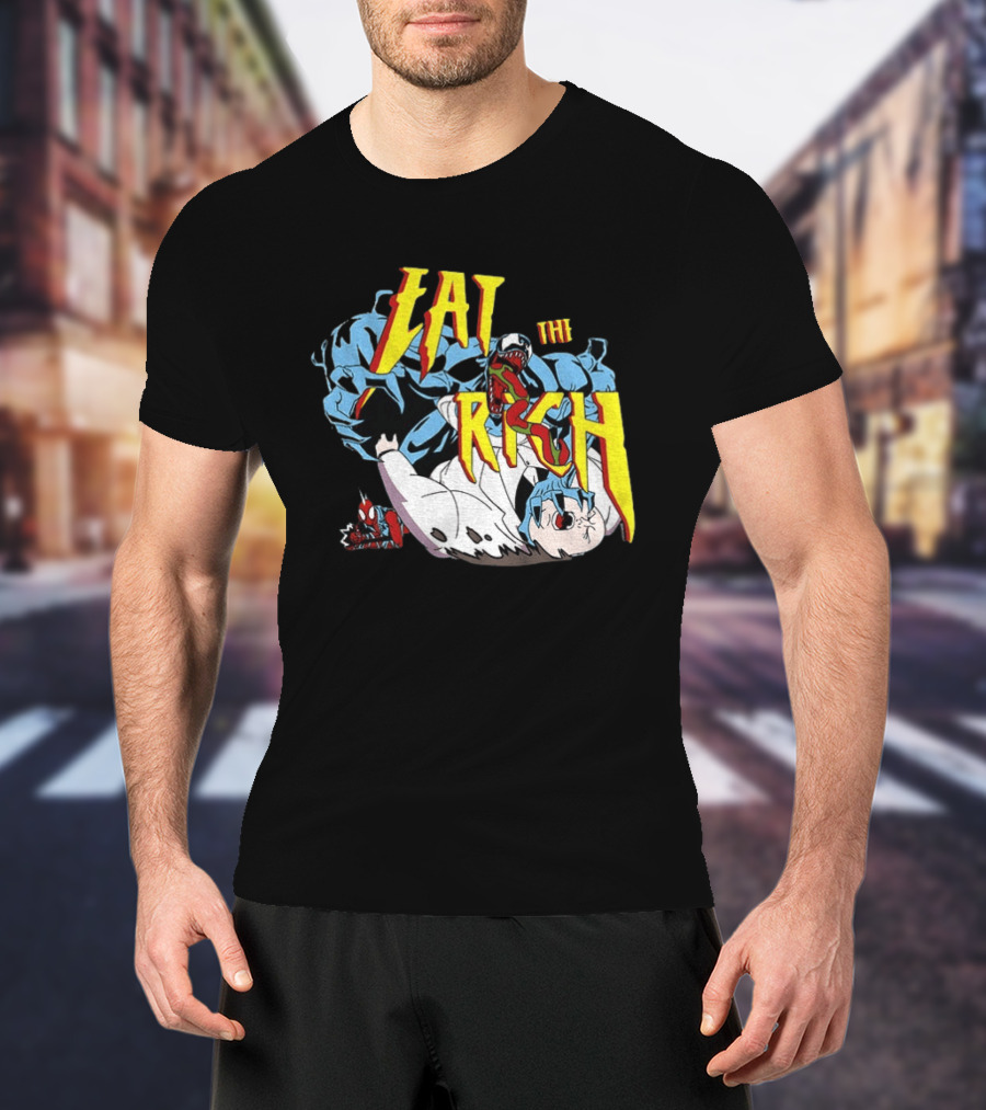 Venom Spider Man Eat The Rich Wilson Fisk Punch Nazi Police Marvel T-Shirt