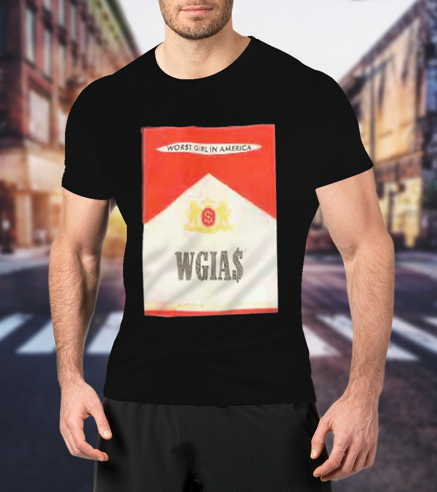 Slayyyter 2026 WGIA Tour Marlboro Parody Worst Girl In America T-Shirt