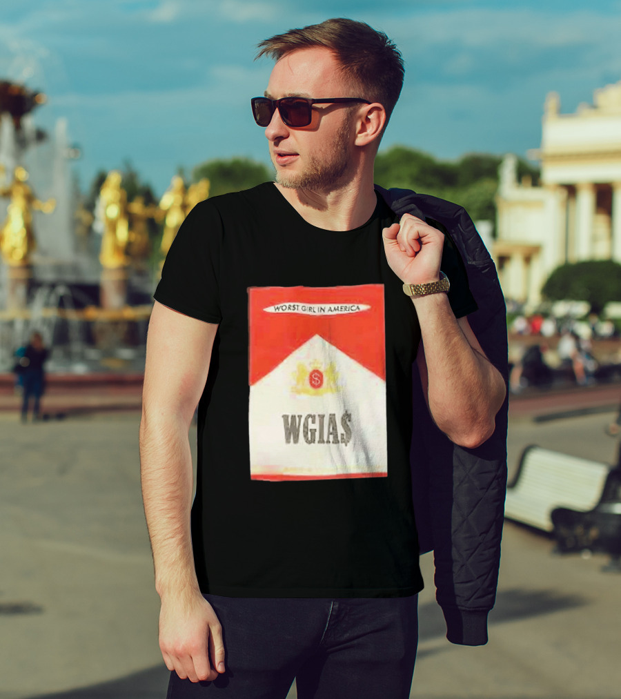 Slayyyter 2026 WGIA Tour Marlboro Parody Worst Girl In America T-Shirt