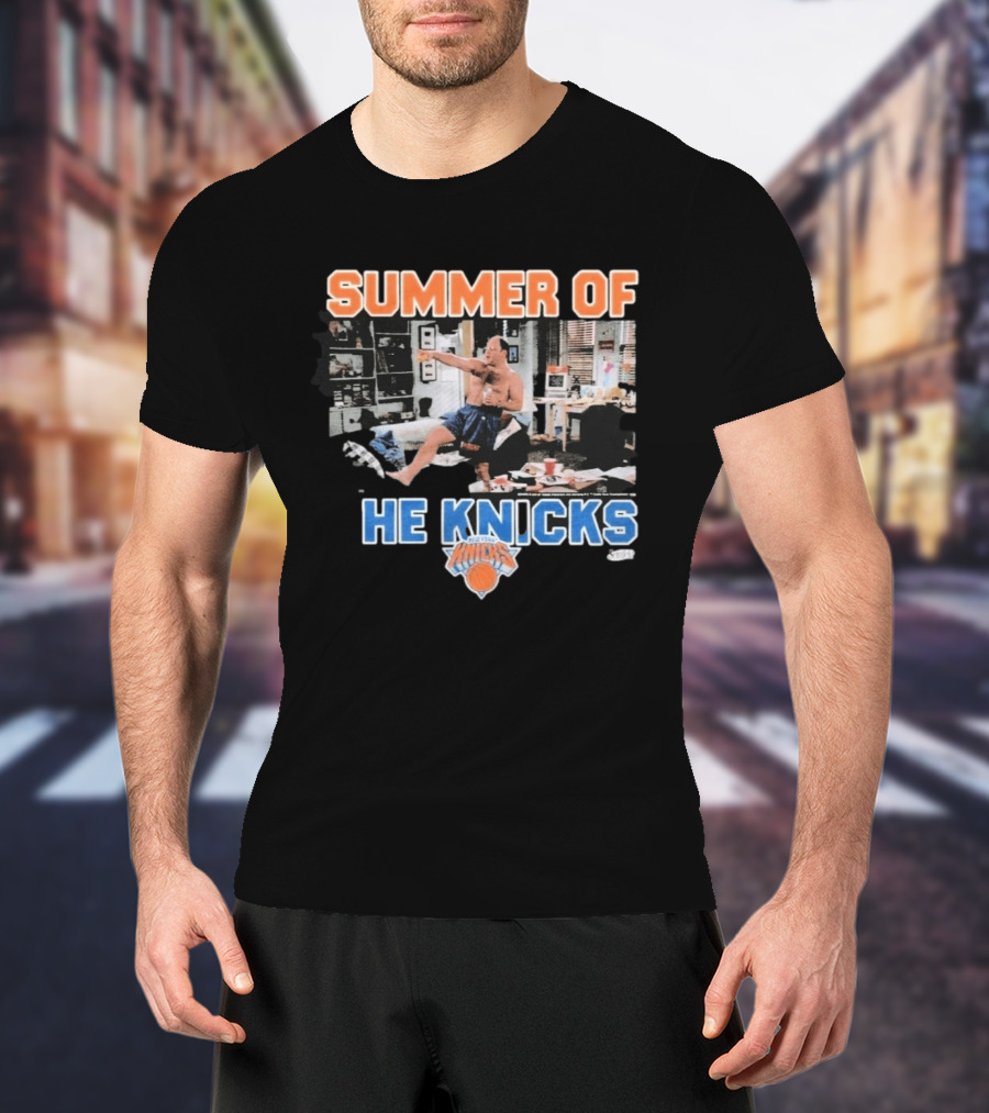 Summer Of He Knicks New York Basketball Fan Favorite 90s Nostalgia T-Shirt