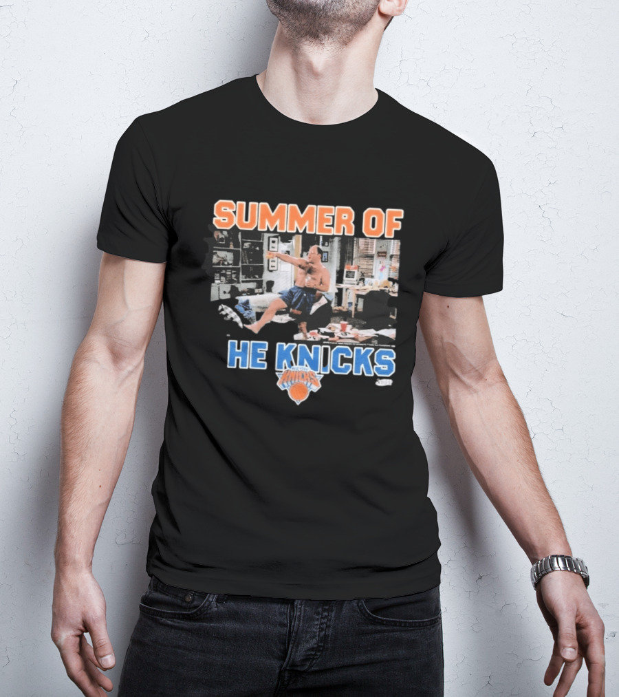 Summer Of He Knicks New York Basketball Fan Favorite 90s Nostalgia T-Shirt