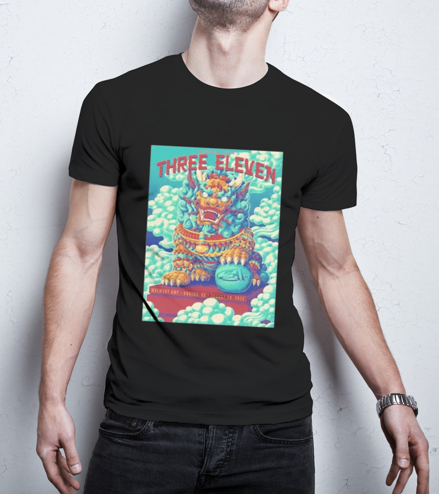 Three Eleven Concert Rogers AR Walmart AMP August 26 2026 Event Tiger Chinese T-Shirt