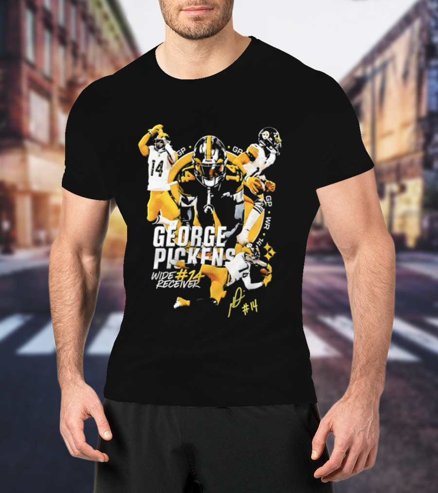 George Pickens Wide Receiver #14 Pittsburgh Steelers Football #14 T-Shirt