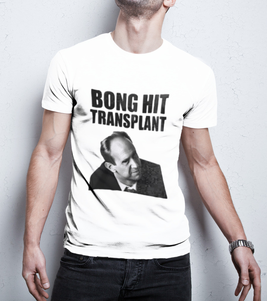 Bong Hit Transplant Joseph Morse Black And White Image T-Shirt