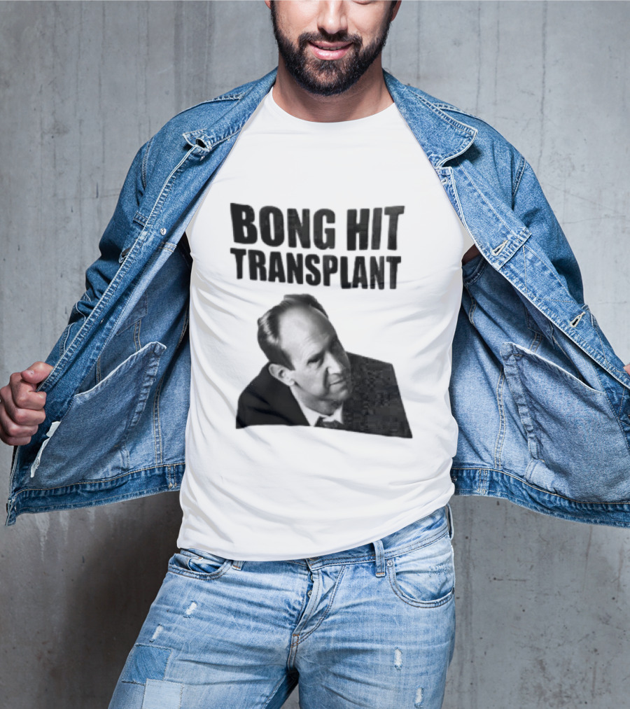 Bong Hit Transplant Joseph Morse Black And White Image T-Shirt