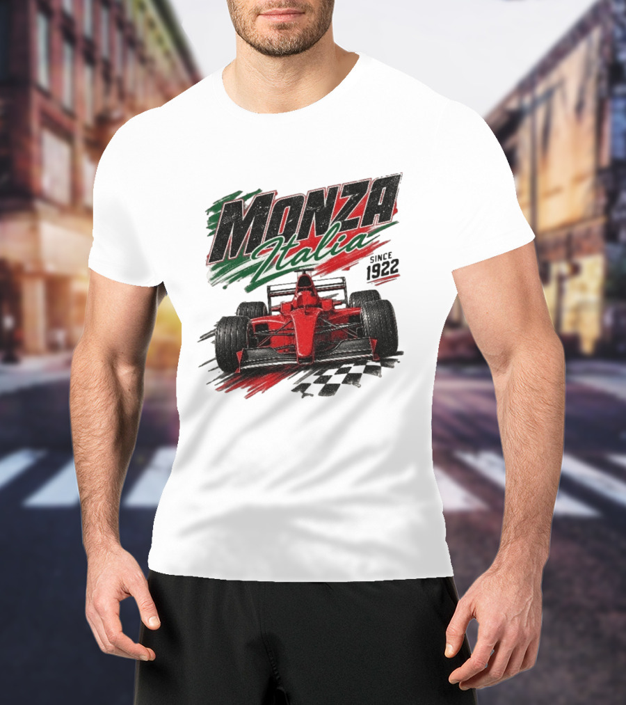 Monza Italia Racing Since 1922 Formula Car T-Shirt