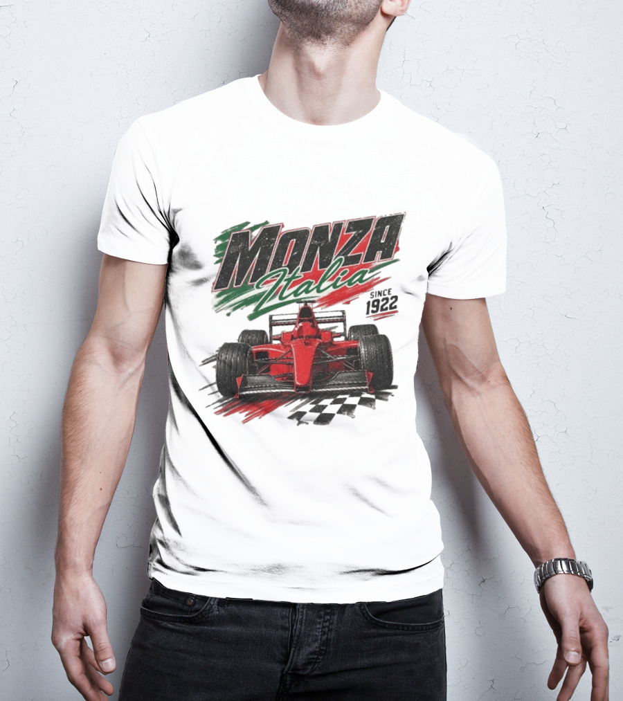 Monza Italia Racing Since 1922 Formula Car T-Shirt