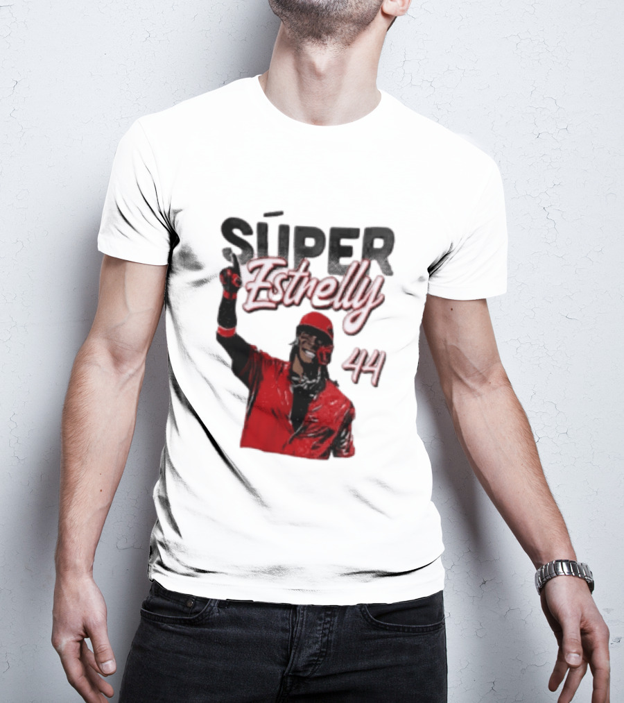 Elly De La Cruz Súper Estrelly 44 Cincinnati Reds T-Shirt