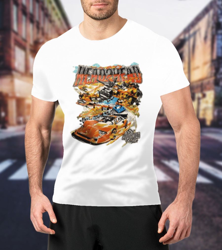 Head2Head Final Lap Racing Supercar Explosion Scene T-Shirt
