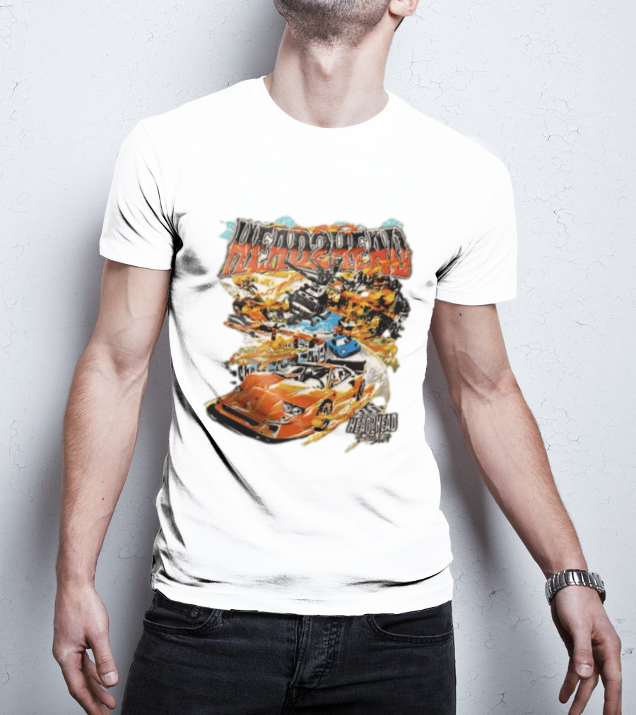 Head2Head Final Lap Racing Supercar Explosion Scene T-Shirt