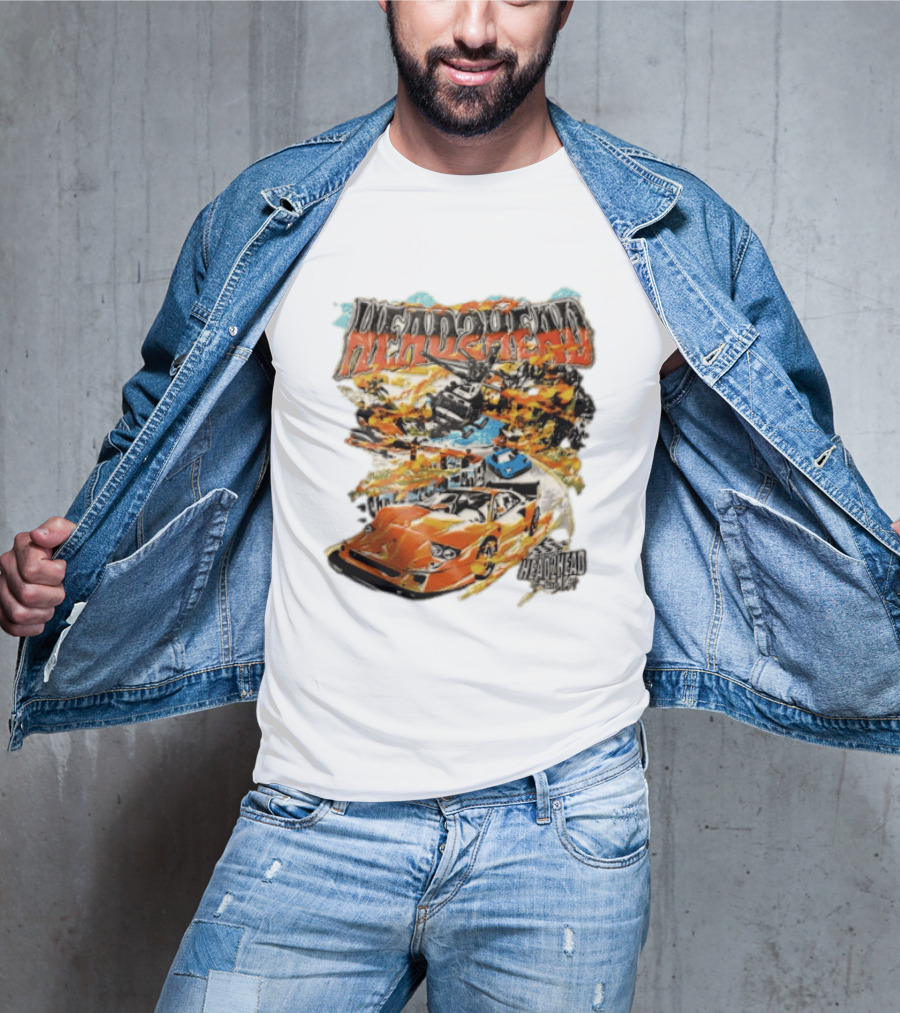 Head2Head Final Lap Racing Supercar Explosion Scene T-Shirt