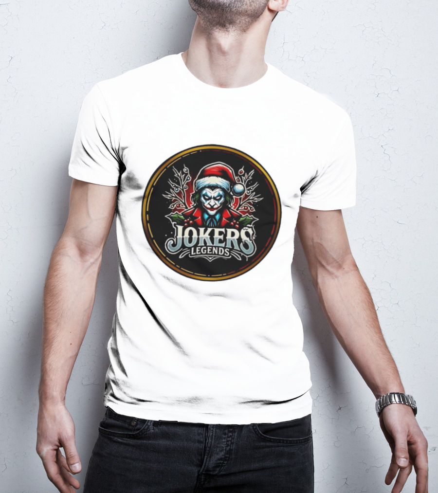 Jokers Legends Santa Hat Christmas T-Shirt