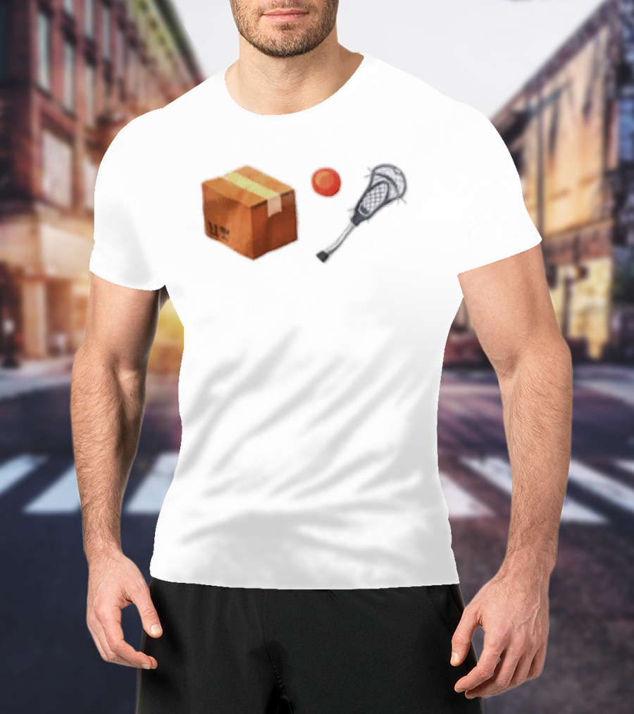 Lacrosse Stick Ball Box Package T-Shirt