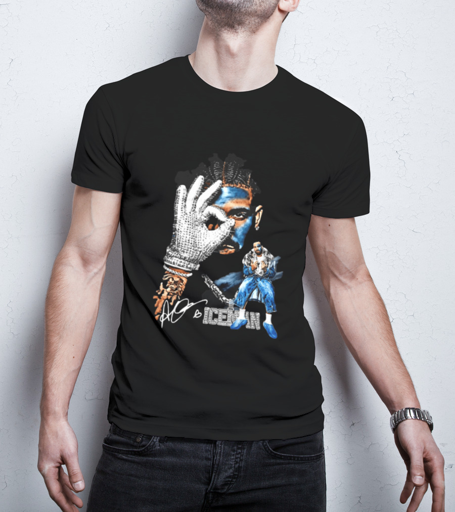 Drake Ice Man Brodie Signature Bling T-Shirt