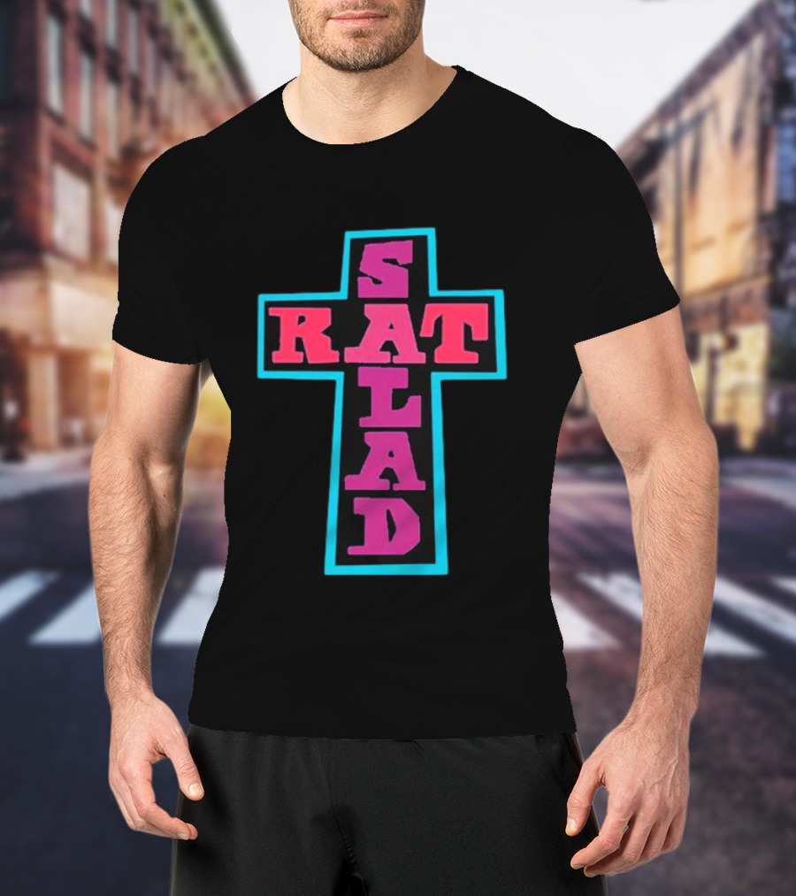 Grateful Sabbath Rat Salad Cross T-Shirt