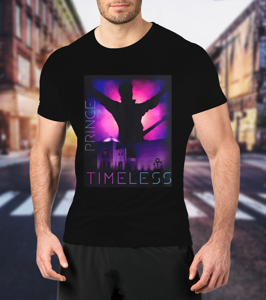 Prince Timeless Paisley Park Iconic Silhouette Purple Celebration August 28 2026 T-Shirt