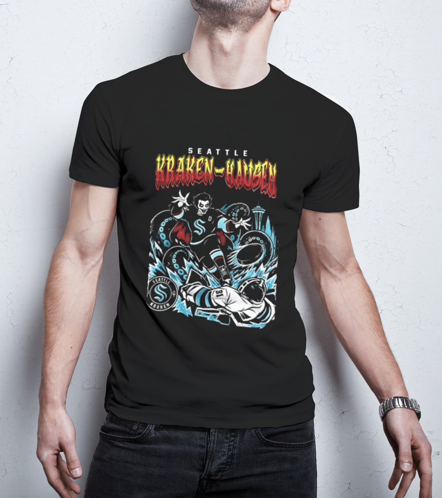 Seattle Kraken Danhausen WWE Friday Night 2026 Hockey Clash T-Shirt