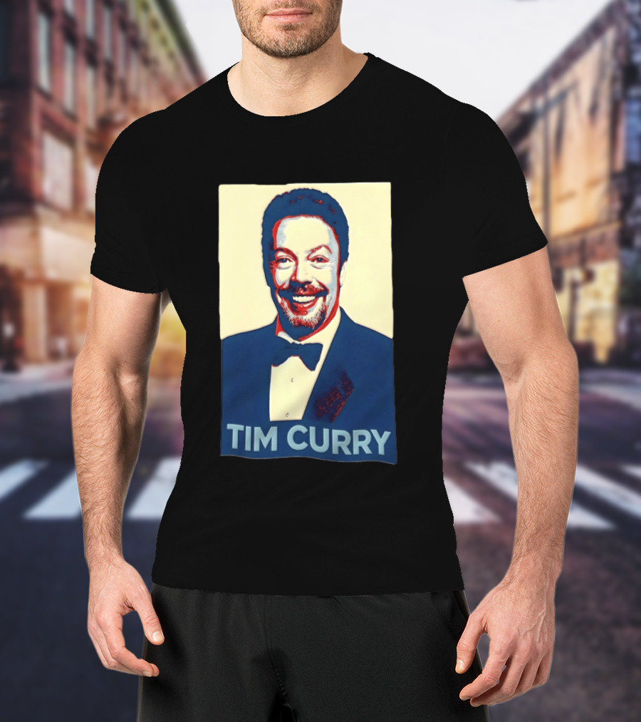 Tim Curry Iconic Obama Hope T-Shirt