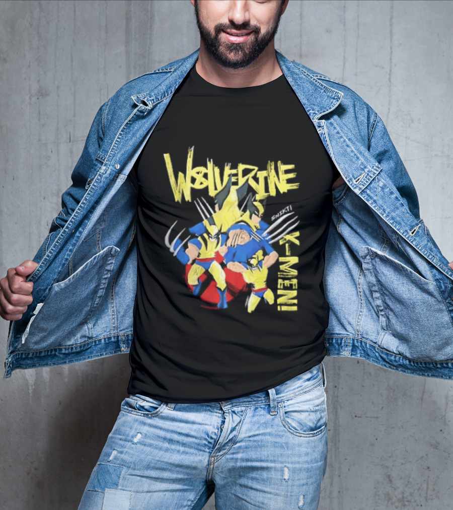 Wolverine Snikt X Men Comic Claws Action T-Shirt