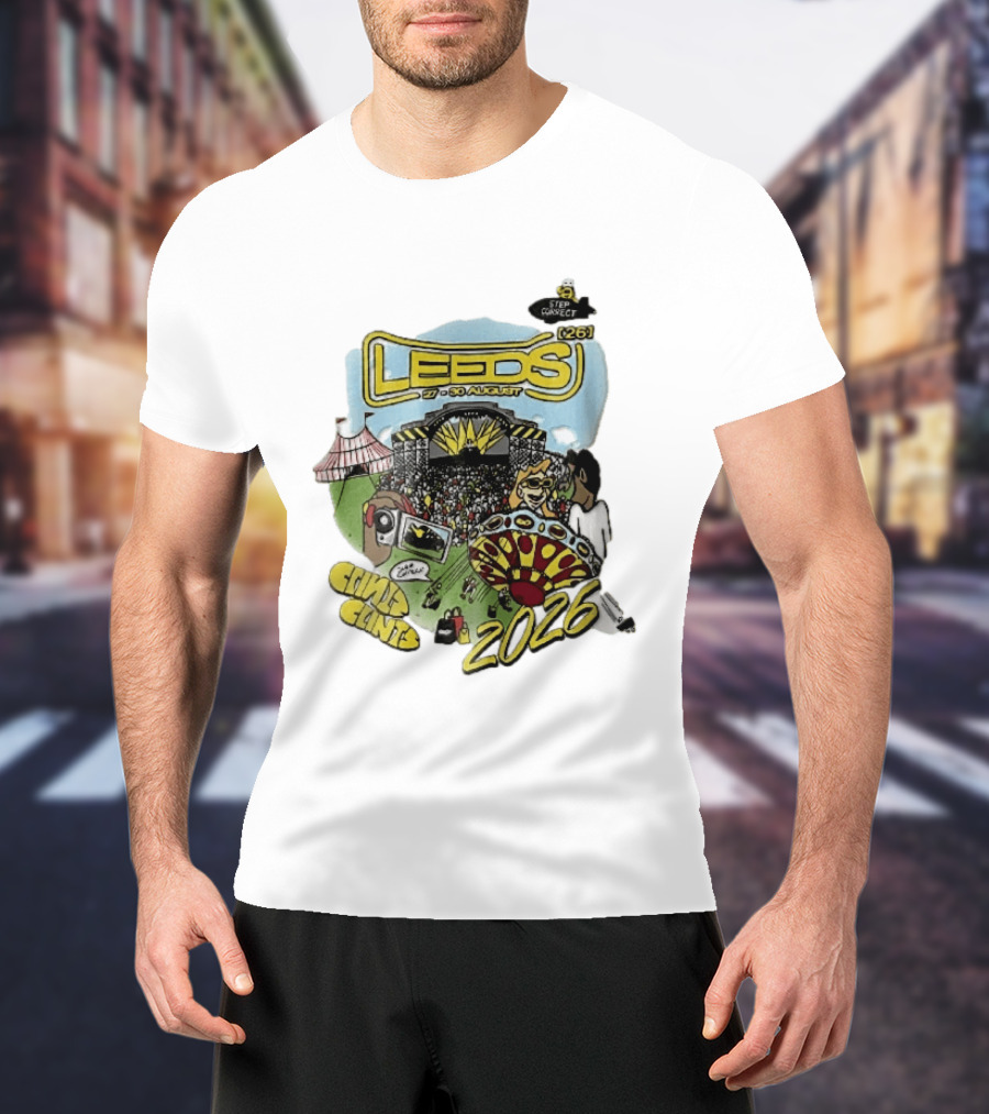Leeds Step Correct 27 30 August 2026 Music Festival Fairground Clints Cantz T-Shirt