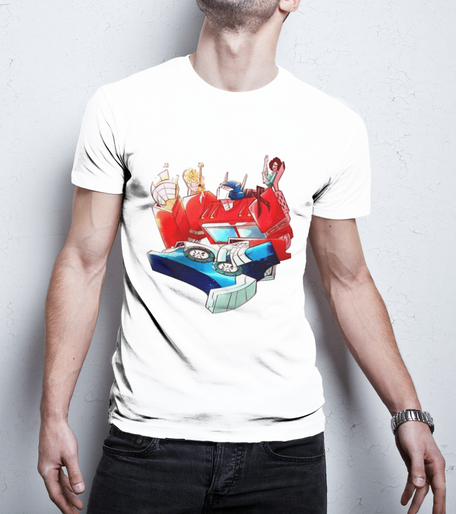 Dolly Parton Tim Curry Peter Cullen Optimus Prime T-Shirt